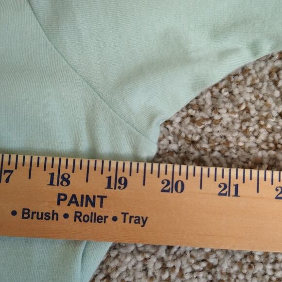 Melrose & Market Mint Green Cotton Dress Size M – Open Back T-Shirt Style - Picture 6 of 10